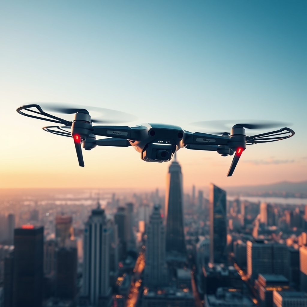 Electric Tesla Drone