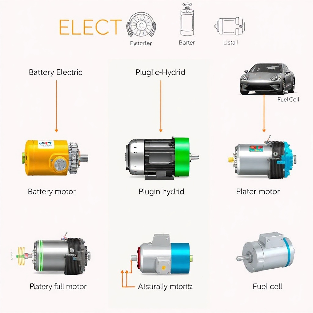 Electric vehicle motor types