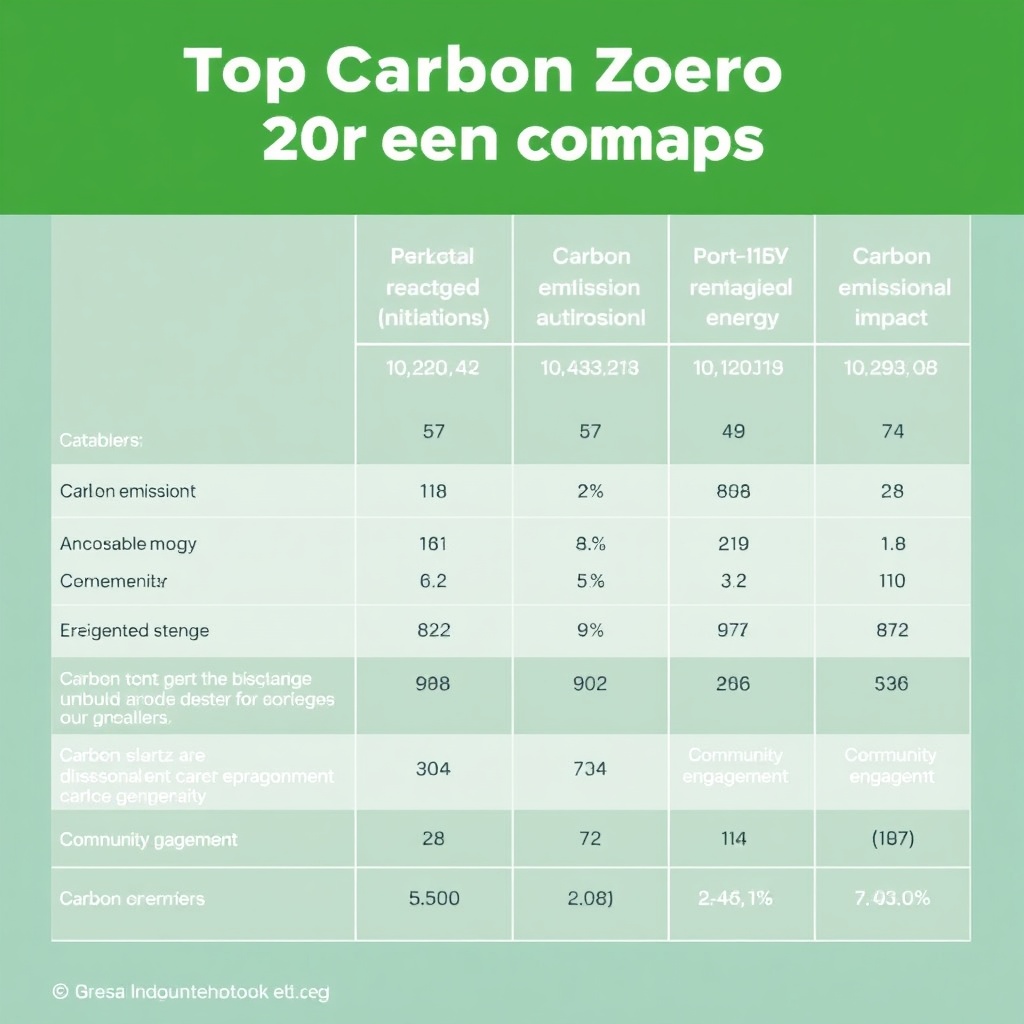 Top carbon zero companies 2026