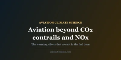 Cover: aviation non-CO2 effects — contrails and NOx