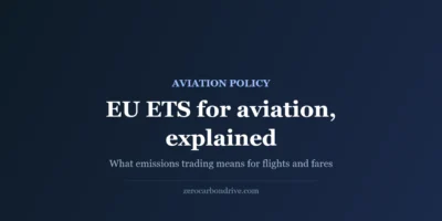 Cover: EU ETS for aviation explained
