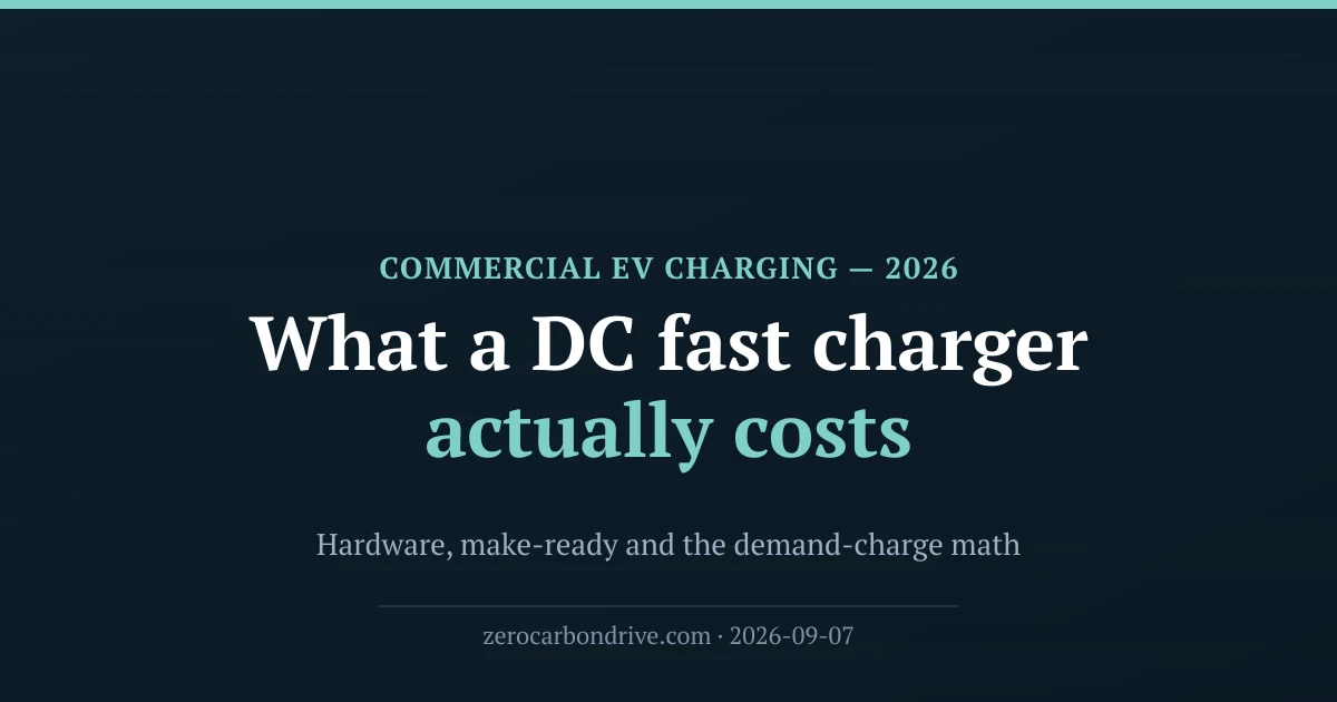 commercial ev charging station cost