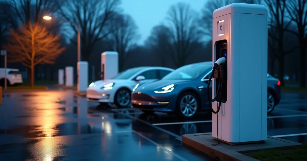 EV charging station business