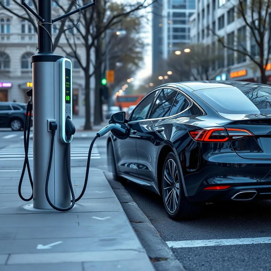 ev charger installation with renewable powered home setup