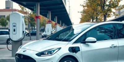Apartment EV charging with a home outlet overnight