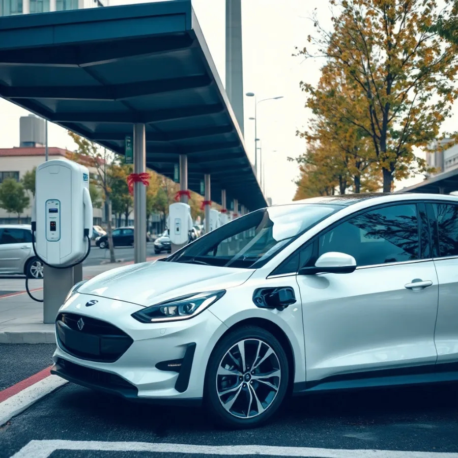 Apartment EV charging with a home outlet overnight
